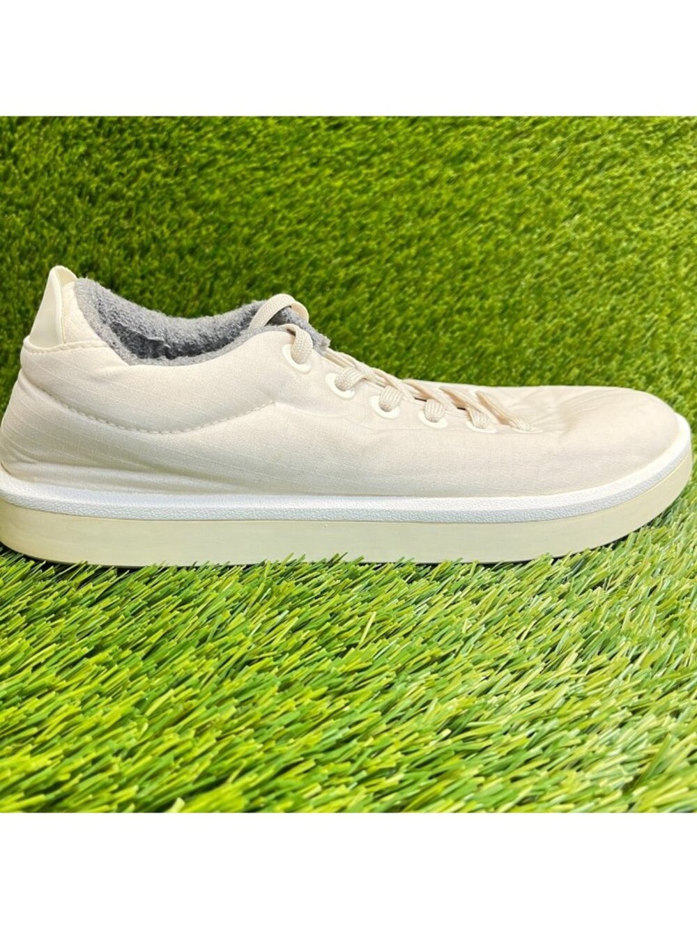 Allbirds Wool Pipers Womens Size 10‎ Ivory Beige Athletic Running Shoes Sneakers
